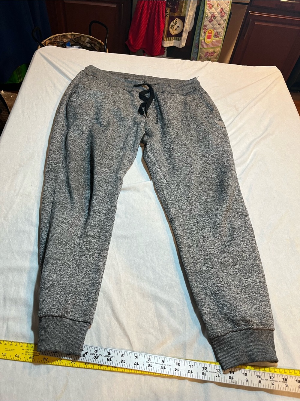 South Pole Gray Marled Jogger Sweatpants unisex Sz Large